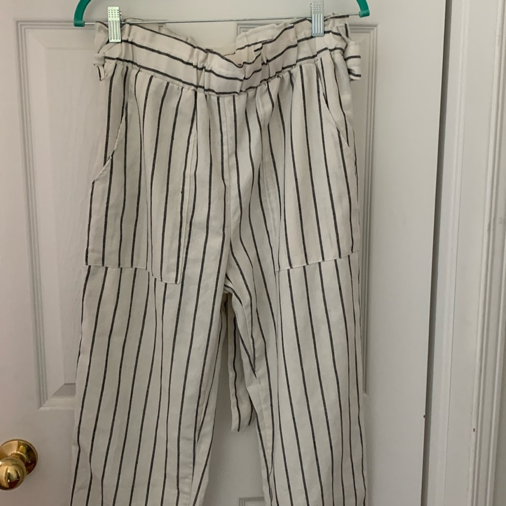 Paper bag waist pant